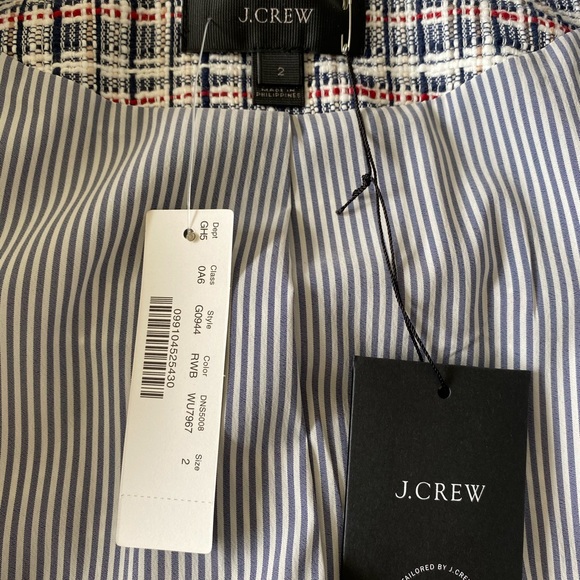 J Crew Tweed Lady Jacket size 2 - Picture 6 of 10